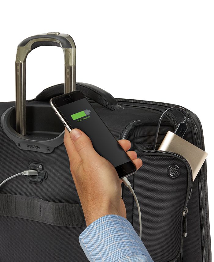 Travelpro Crew Executive Choice 2 17" Wheeled USB Briefcase Macy's