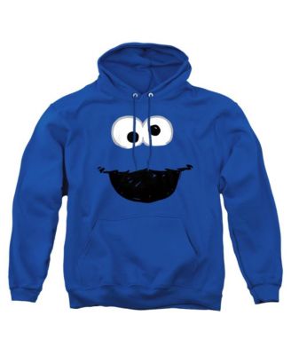 Men's Cookie Monster Crayon Sketch Graphic Long-Sleeve Hoodie
