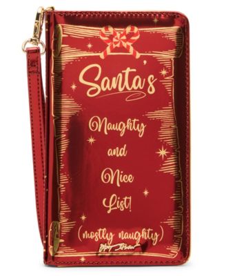 Naughty List Bifold Wristlet 