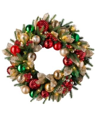 30" Merry and Bright Christmas Wreath