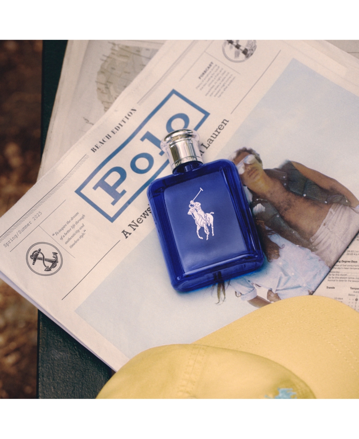 Ralph Lauren Polo Blue Eau de Toilette Cologne Trio Gift Set