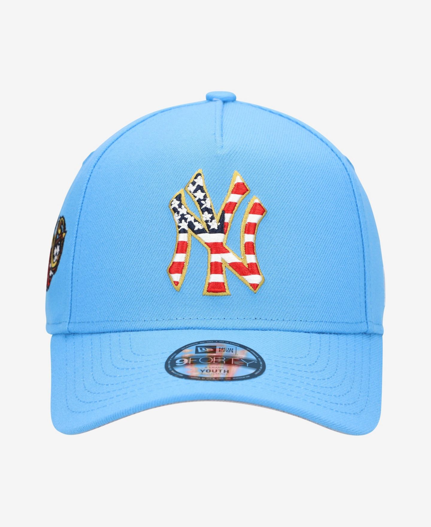 Детская кепка New Era Light Blue New York Yankees Celebrate America's 250th 9FORTY A-Frame Adjustable Hat — фото 4
