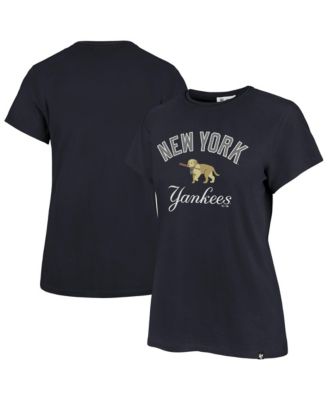 Women's New York Yankees Premier '47 Frankie Tee Short-Sleeve Crewneck Cotton T-Shirt