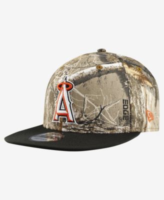 Men's Camo Los Angeles Angels Realtree Orange Pop 9FIFTY Snapback Hat
