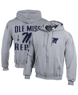 Men's Ole Miss Rebels Varsity Powerblend Full-Zip Fleece Hoodie