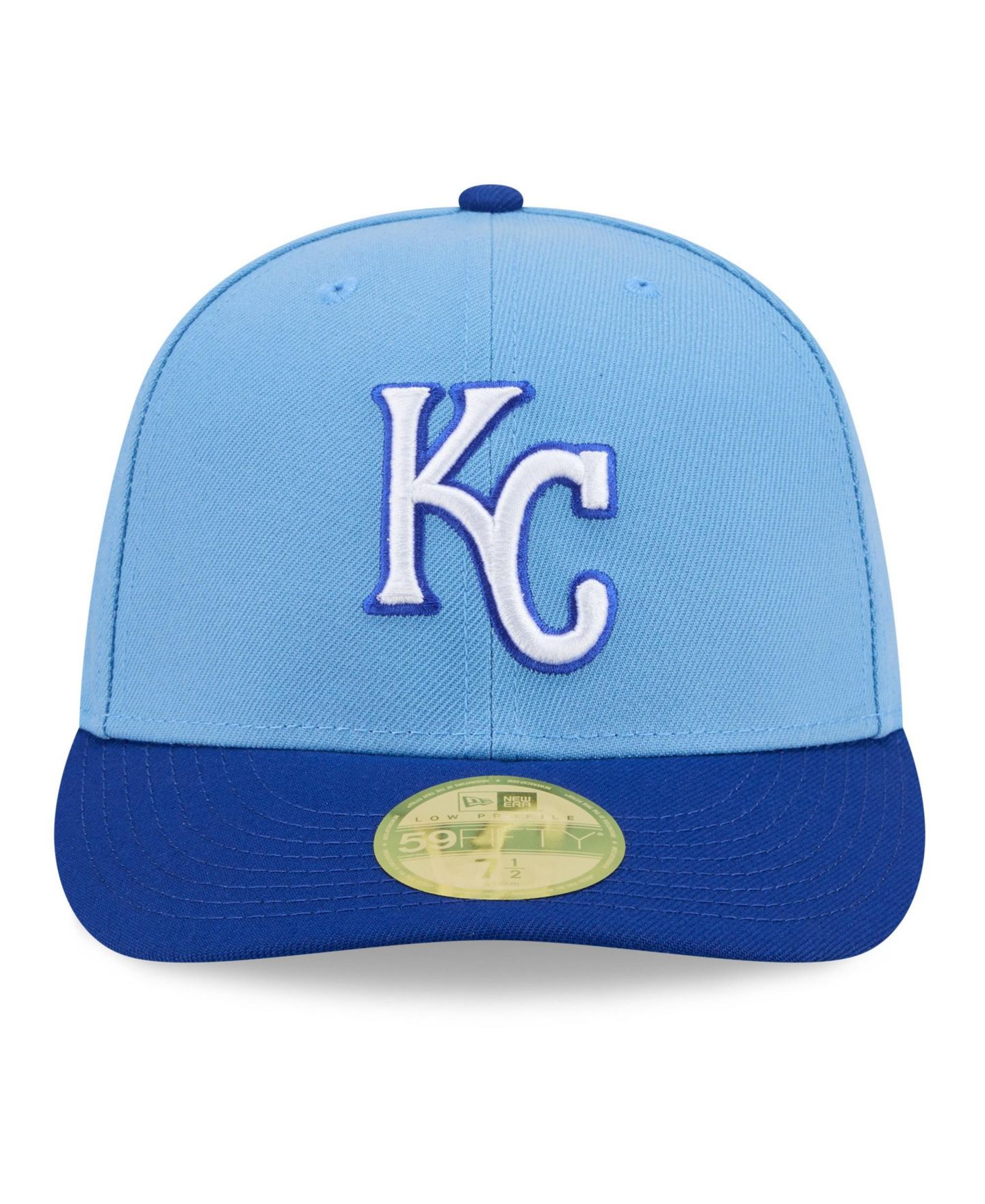 Мужская кепка New Era Light Blue/Royal Kansas City Royals 2026 Baseball Hall of Fame 59FIFTY Low Fitted Hat — фото 5
