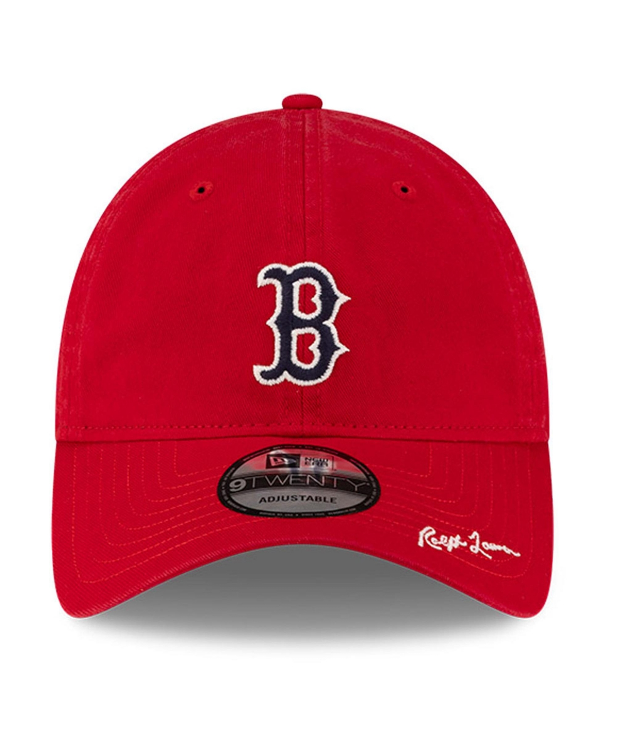 New Era x Ralph Lauren Men's Red Boston Red Sox 9TWENTY Adjustable Hat