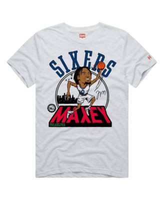 Men's Philadelphia 76ers Tyrese Maxey Signature Tri-Blend Player T-Shirt