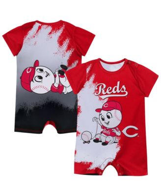 Baby Boys and Girls Red Cincinnati Reds Baby Mascot Bodysuit