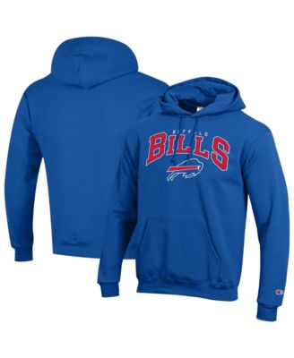 Men's Buffalo Bills Powerblend Arch Over Logo Classic Fit Midweight Hoodie