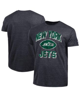 Men's New York Jets Ultimate Tri-Blend Distressed Graphic T-Shirt