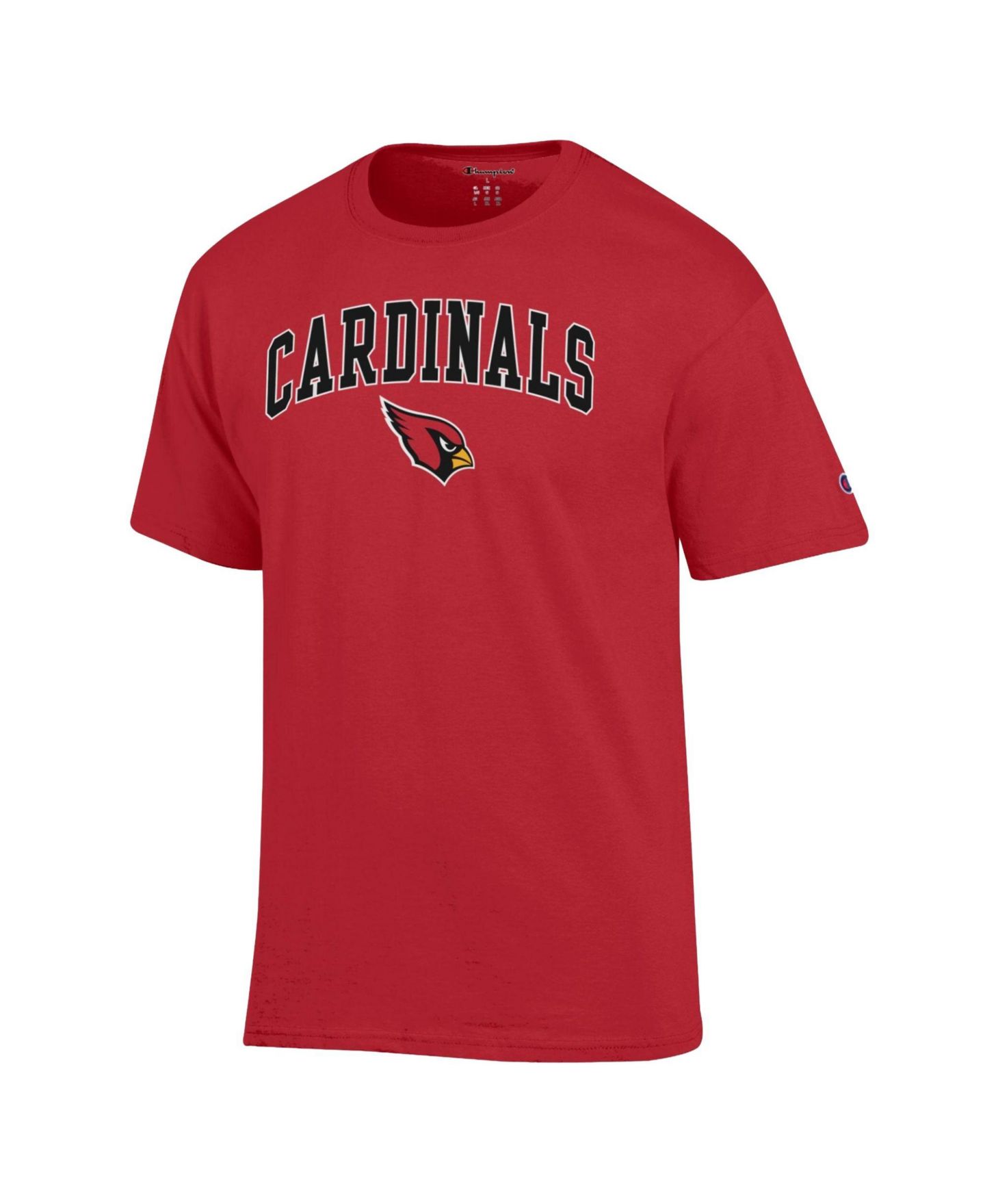 Мужская футболка Champion Arizona Cardinals Arch Over Logo Relaxed-Fit — фото 3