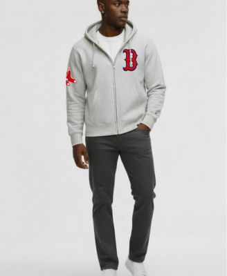 Men's Boston Red Sox Reverse Weave Chenille Full-Zip Hoodie