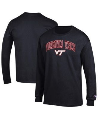 Men's Virginia Tech Hokies Long-Sleeve Crewneck T-Shirt