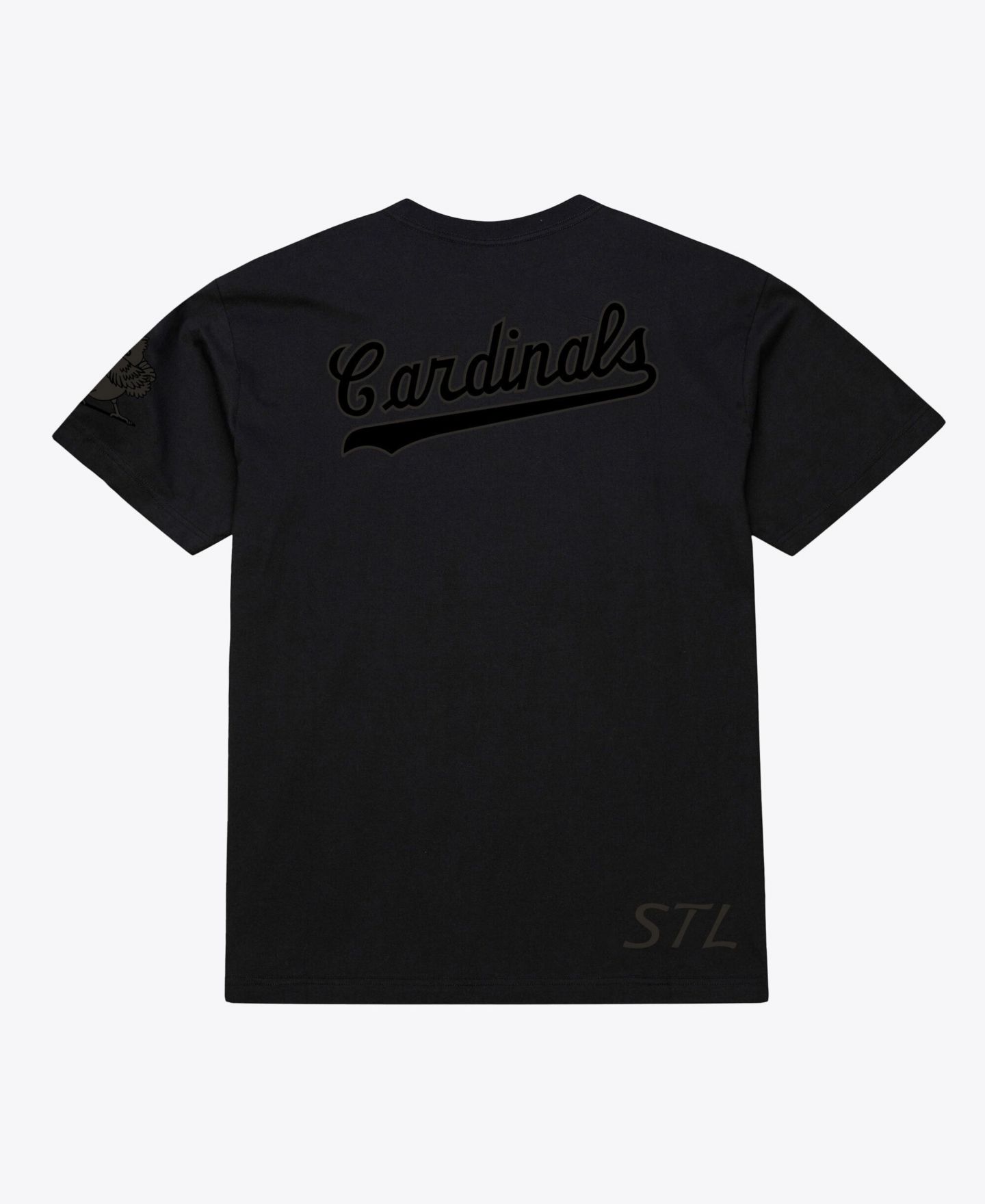Мужская футболка Mitchell & Ness Men Black St. Louis Cardinals Cooperstown Collection Phantom — фото 2