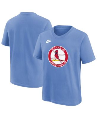 Big Boys and Girls Light Blue St. Louis Cardinals Team Logo T-Shirt