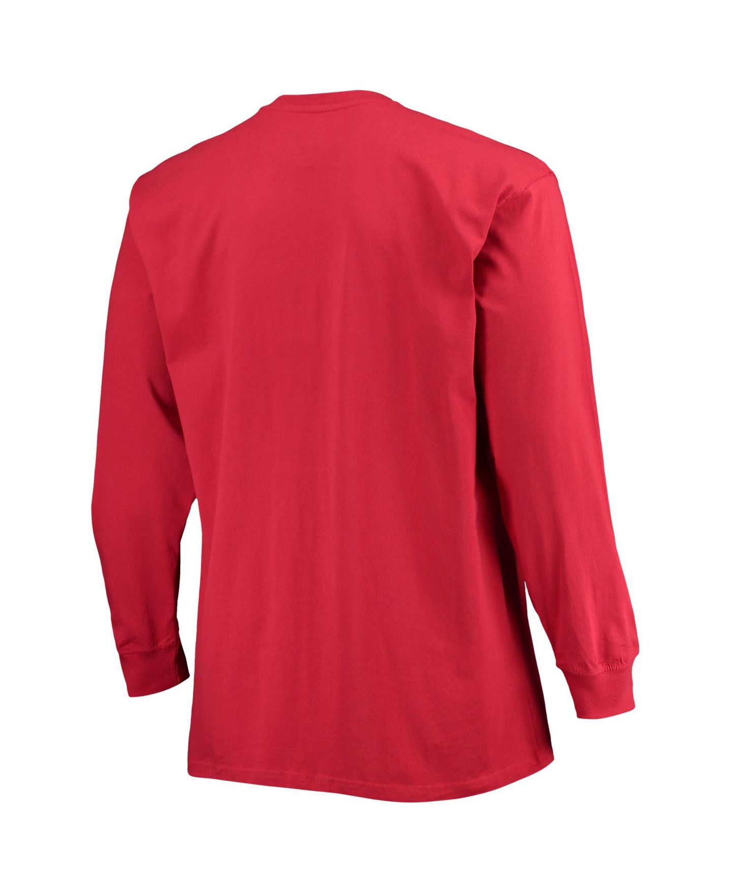 Мужская футболка Champion Crimson Oklahoma Sooners Big & Tall 2-Hit Long Sleeve — фото 2