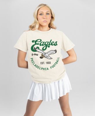 Women's Philadelphia Eagles You Know Our Name Screen-Printed T-Shirt