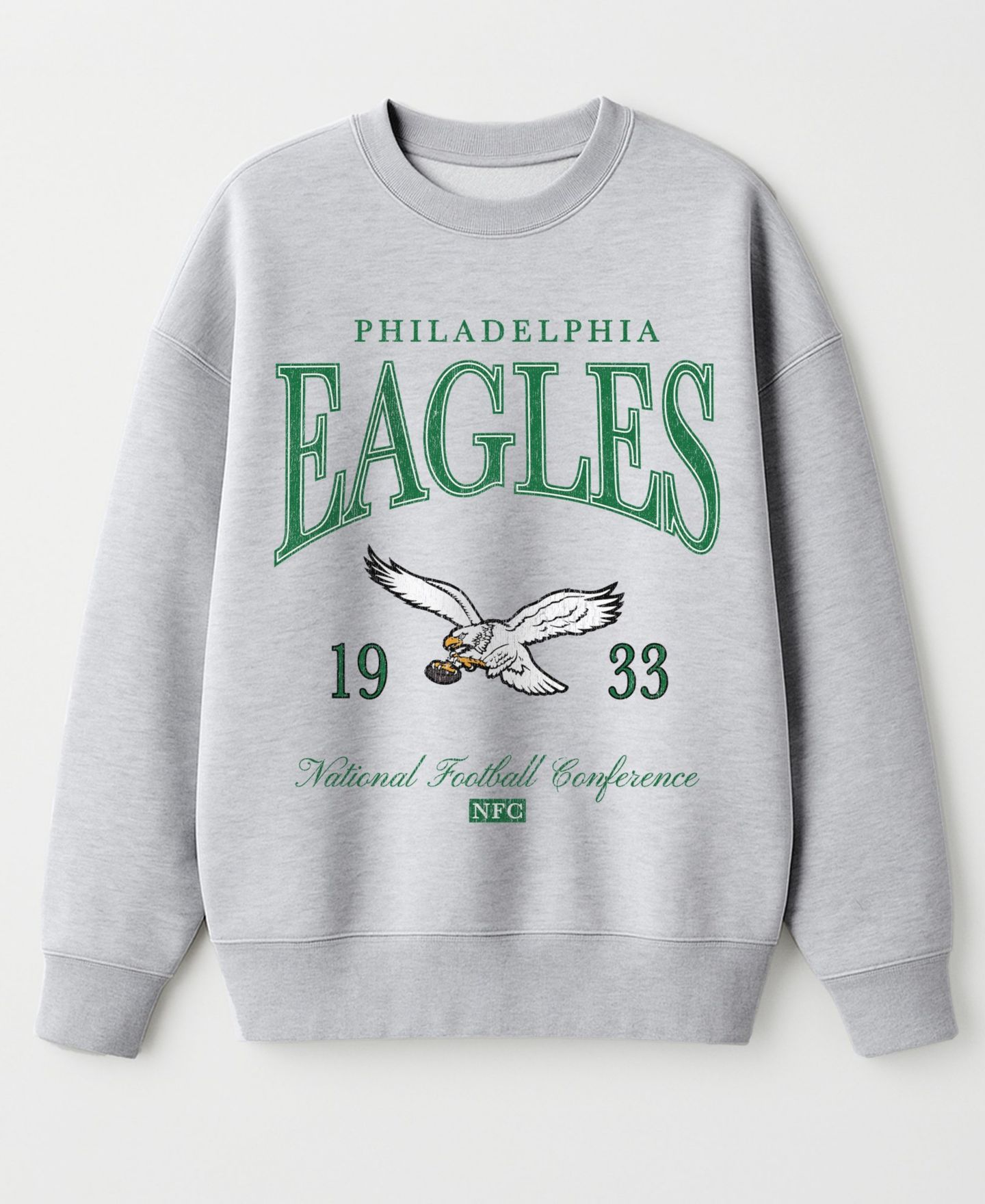 Женские толстовки Gameday Couture Philadelphia Eagles Instant Classic Oversized Dropped-Shoulder — фото 2