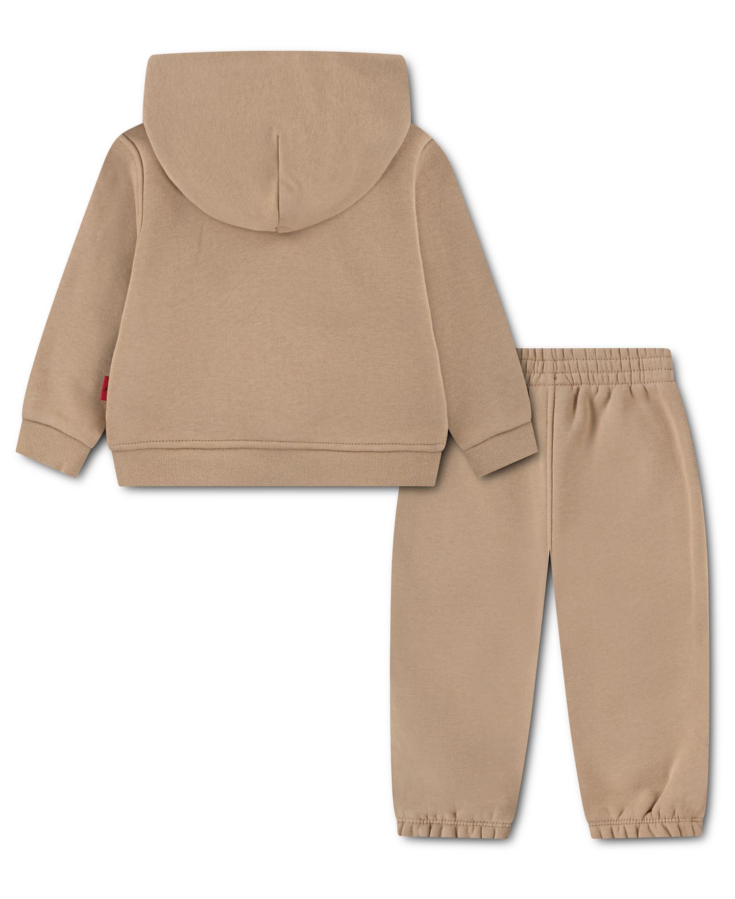 Комплект Jordan Brooklyn Hoodie and Pants, 2-Piece Set для мальчиков-малышей, цвет: Бежевый — фото 2