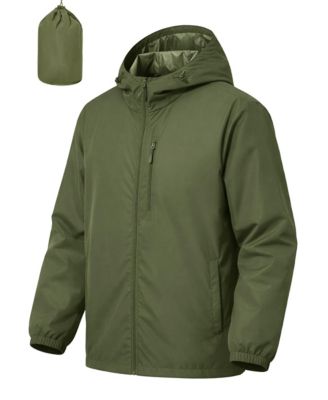 Men's Waterproof Windproof Lightweight-Packable Jacket