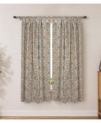 Mrignayani Artisan Block Print Floral Curtains
