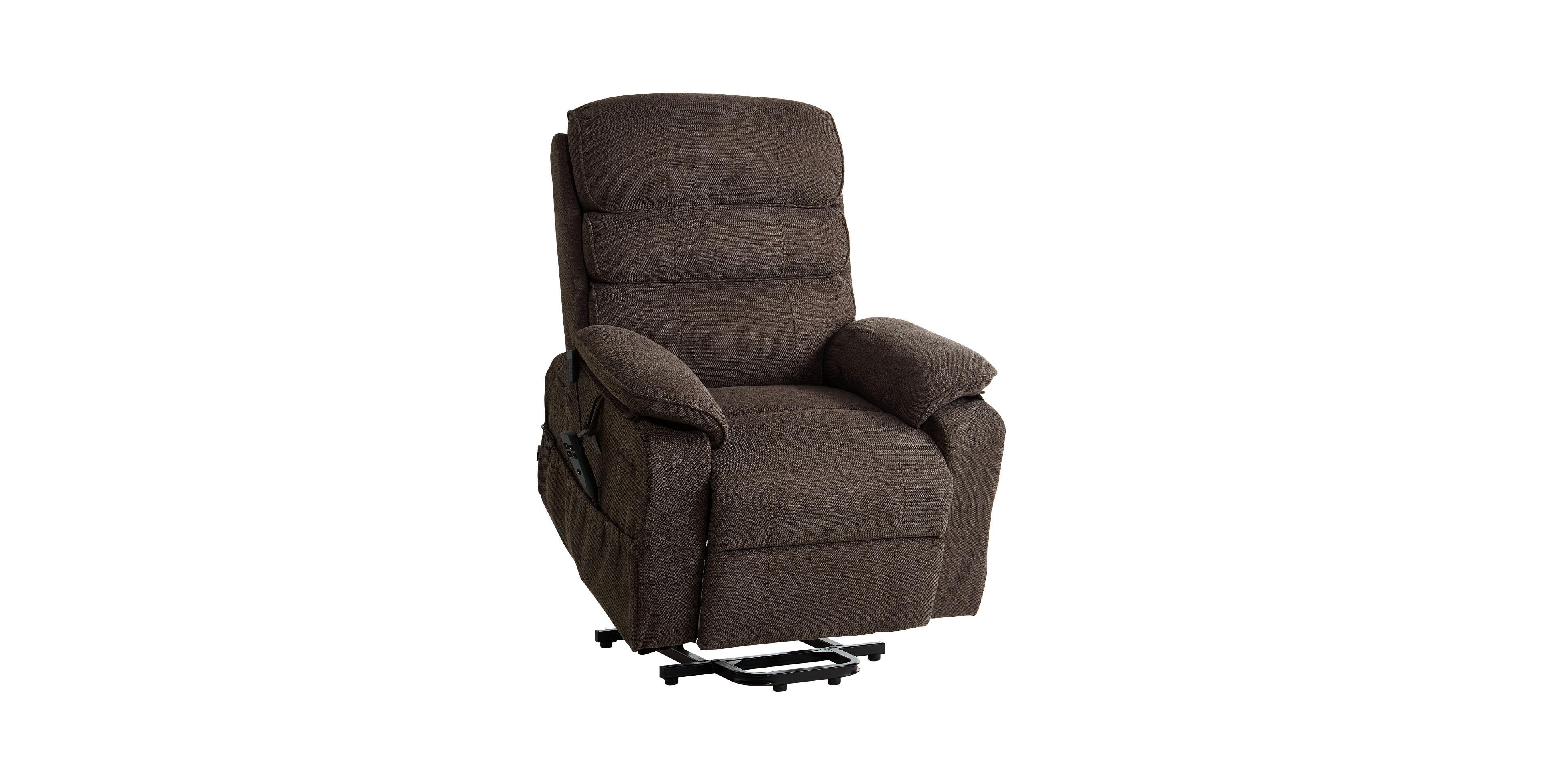 Sugift Chenille Dual Motor Power Lift Recliner Chair for Elderly with Heat and Massage 350 Pound Capacity