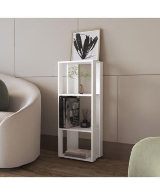 Modoc Bookcase in Melamine with Open Storage