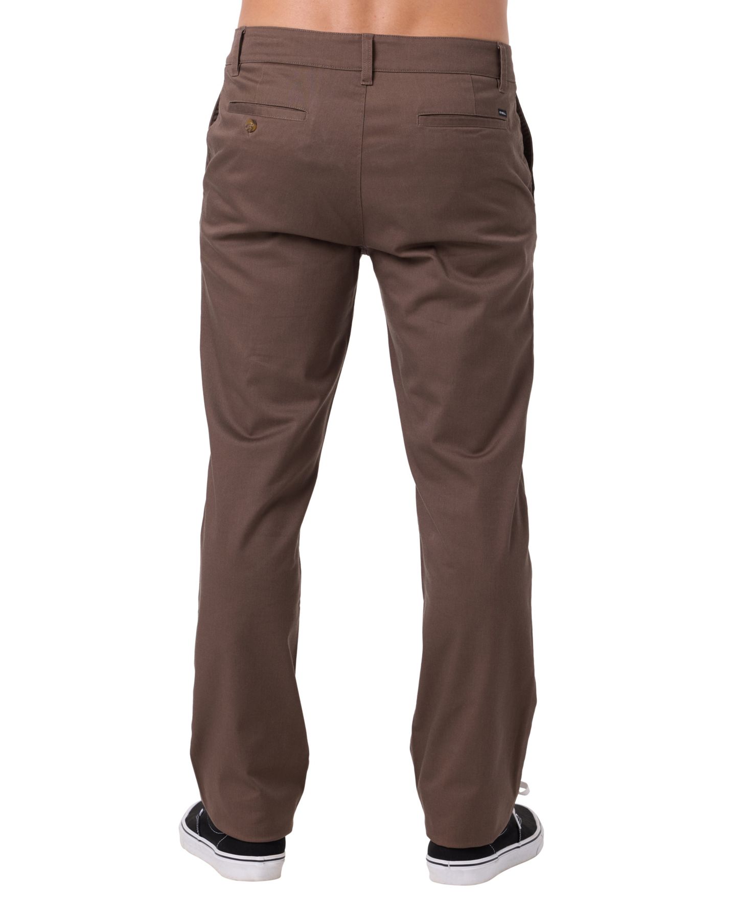 Мужские брюки O'Neill Transporter Stretch Regular-Fit Chino Cotton-Blend, цвет: Шоколадный — фото 3
