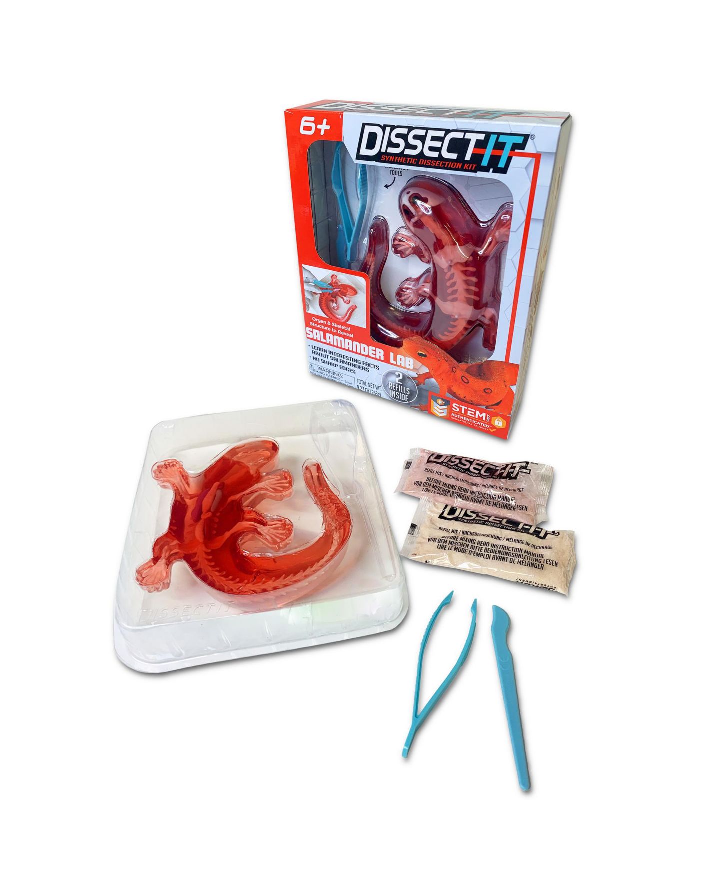 Детская игрушка Dissect-It Salamander Anatomy Lab Toy, Ages 6+ — фото 2