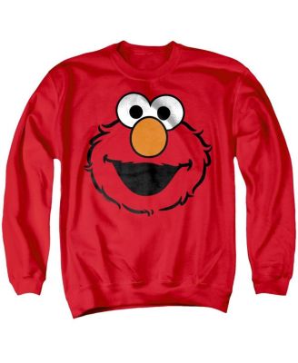 Men's Elmo Full Face Graphic Crewneck Sweatshirt