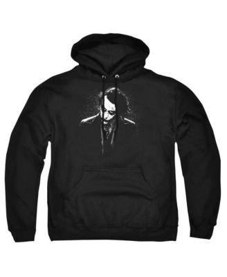 Men's Dark Knight Dark Joker Graphic Pull-Over Cotton-Polyester Blend Hoodie