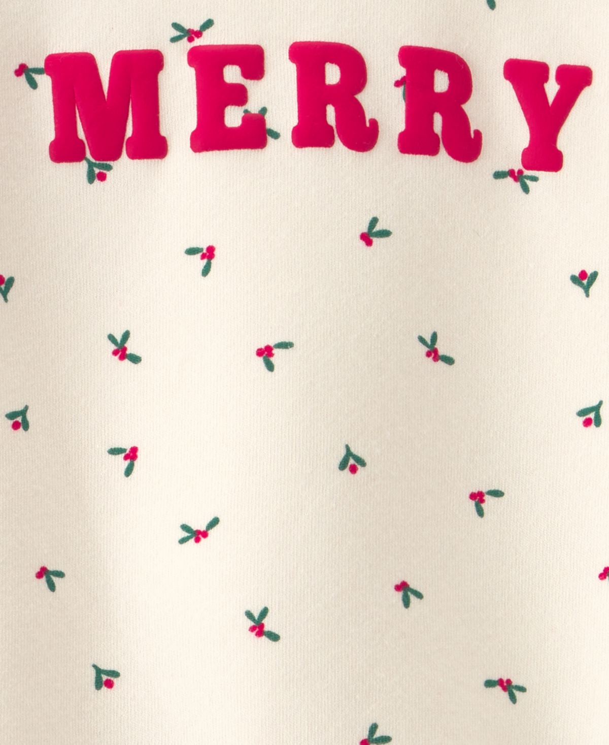 Carter's Baby Girls' Merry Fleece Top and Pants, 2-Piece Set