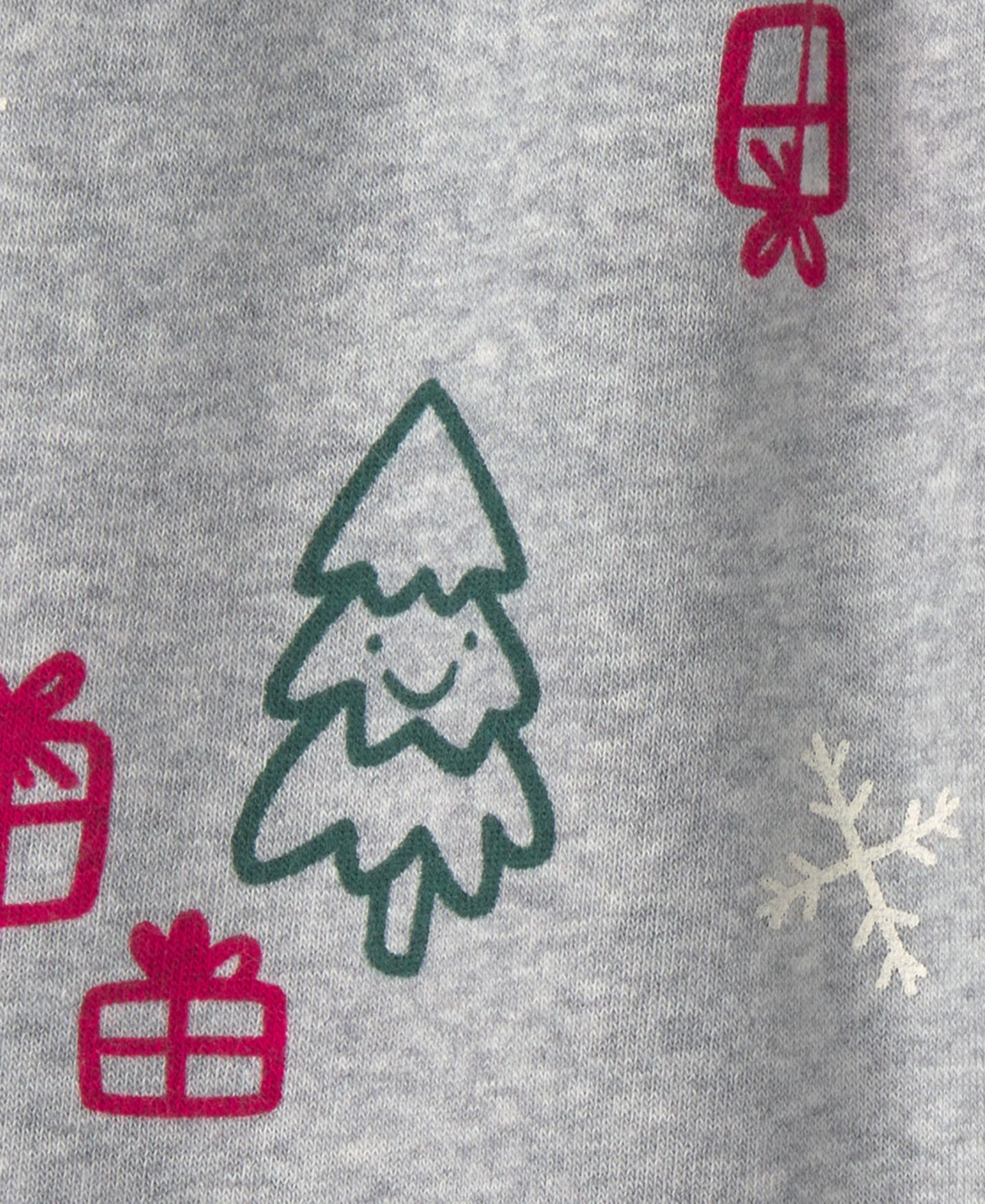 Комплект Carter's Christmas Ski Fleece Top and Pants, 2-Piece Set для мальчиков-малышей, цвет: Зелёный / Серый, вариант 1 — фото 4