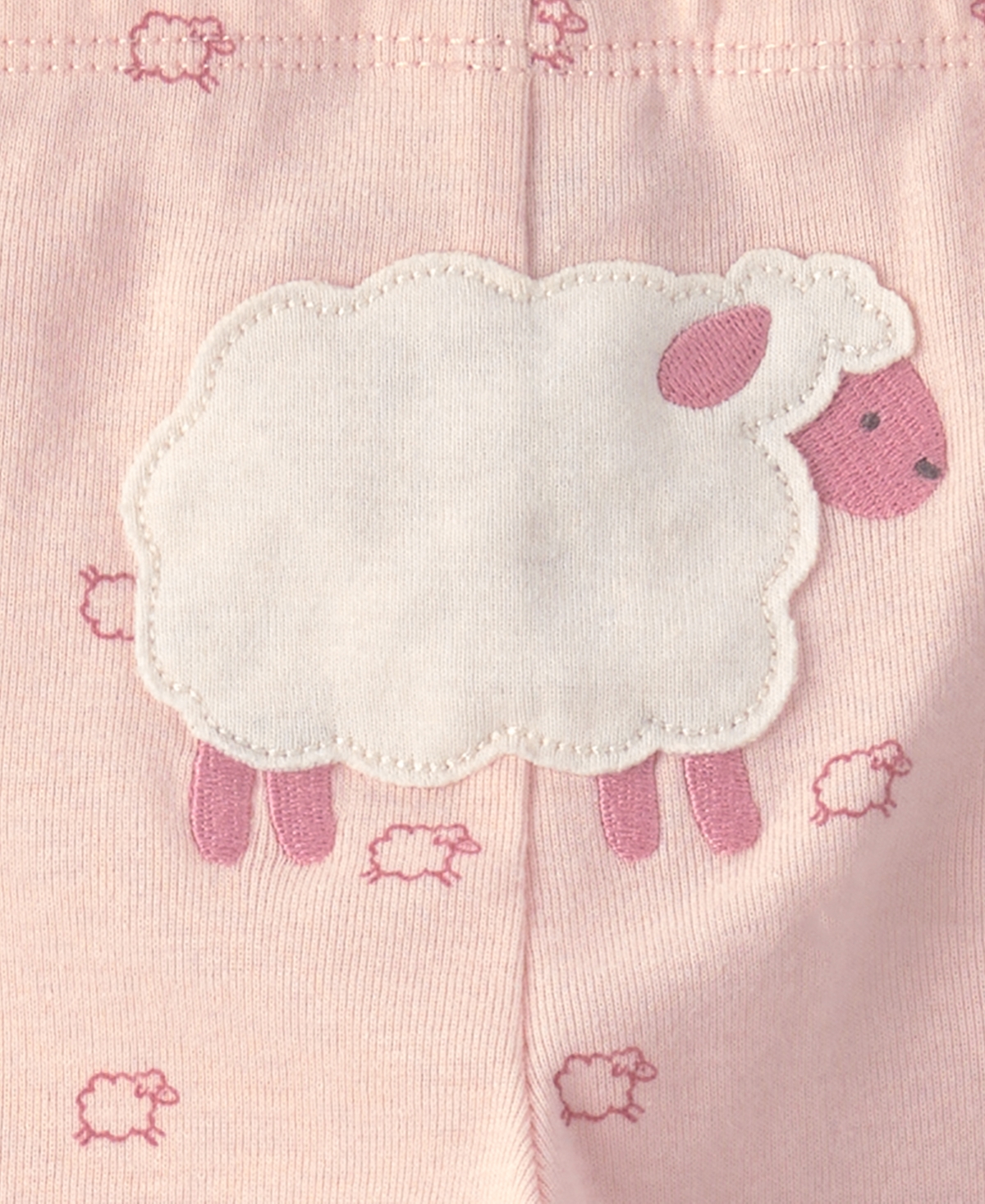 Carter's Baby Girls' Sheep Long-Sleeve Bodysuit and Pants, 3-Piece Set
