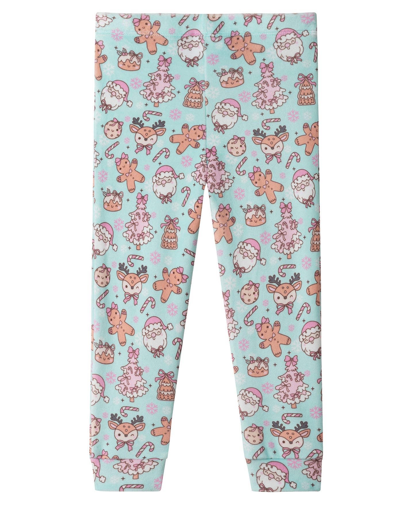 Детские пижамы Andy & Evan Toddler Girls' 2T-4T Ballet and Bows Print Pajama, 2-Piece Set, цвет: Аквамариновый — фото 6