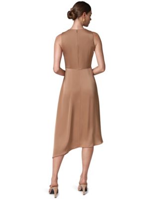 black midi dress women Polka Dot Collar Size:4-8 fuller skirt allows room Monica Lewinsky offered $1 leather-footbed