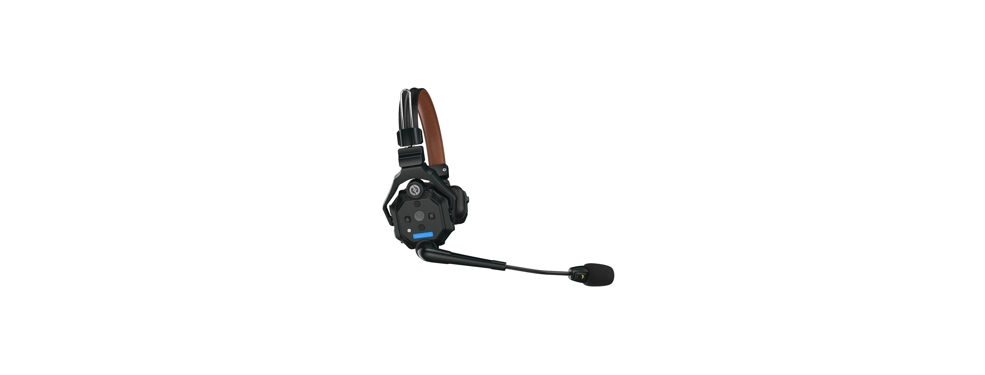 Hollyland Solidcom C1 Pro Wireless Noise-Cancelling 10-Hour Battery Single-Ear Stereo Remote Headset