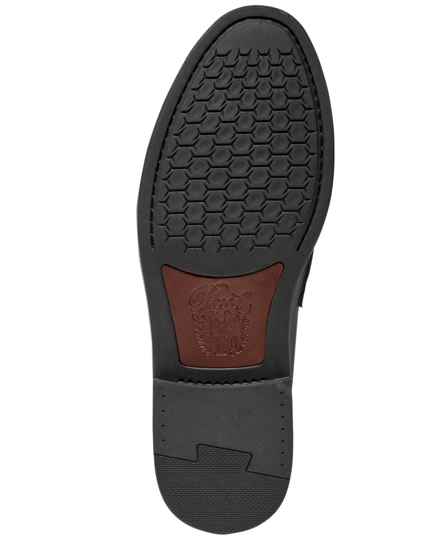 Мужские кожаные лоферы Cole Haan Pinch Penny Flexcraft с круглым носком, цвет: Чёрный — фото 5