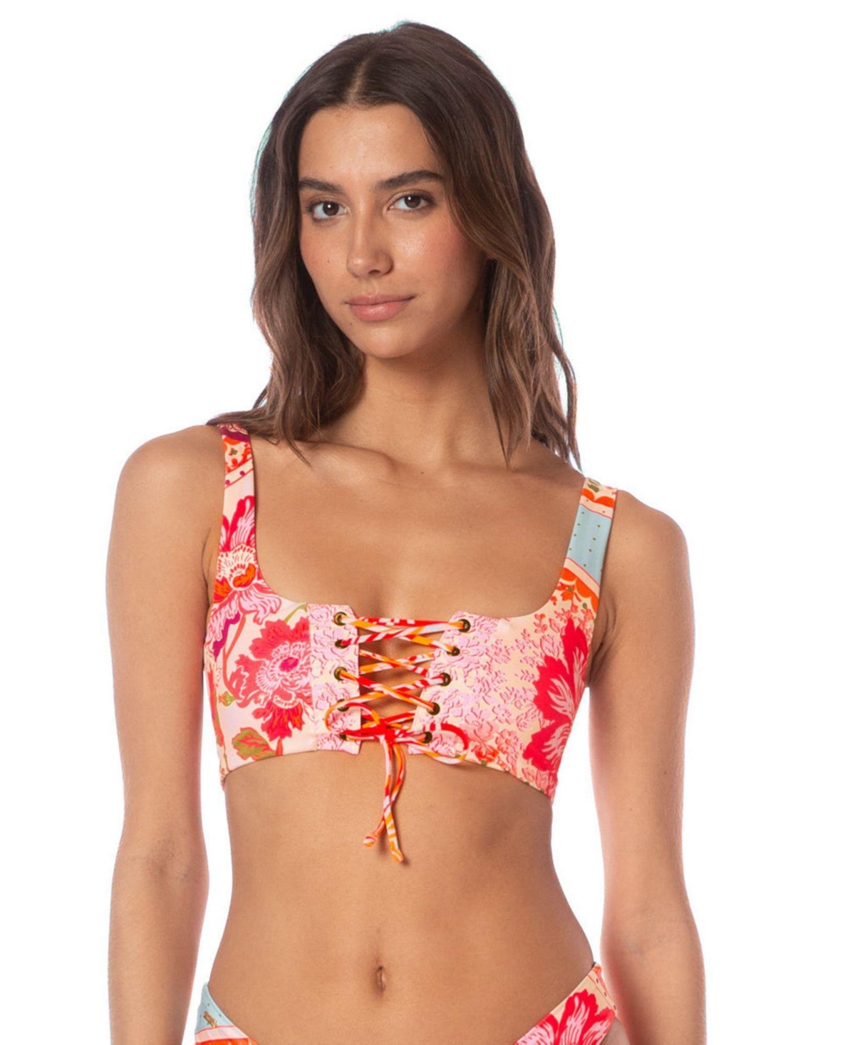 Maaji Women's Floral Groove Dazzle Bikini Top