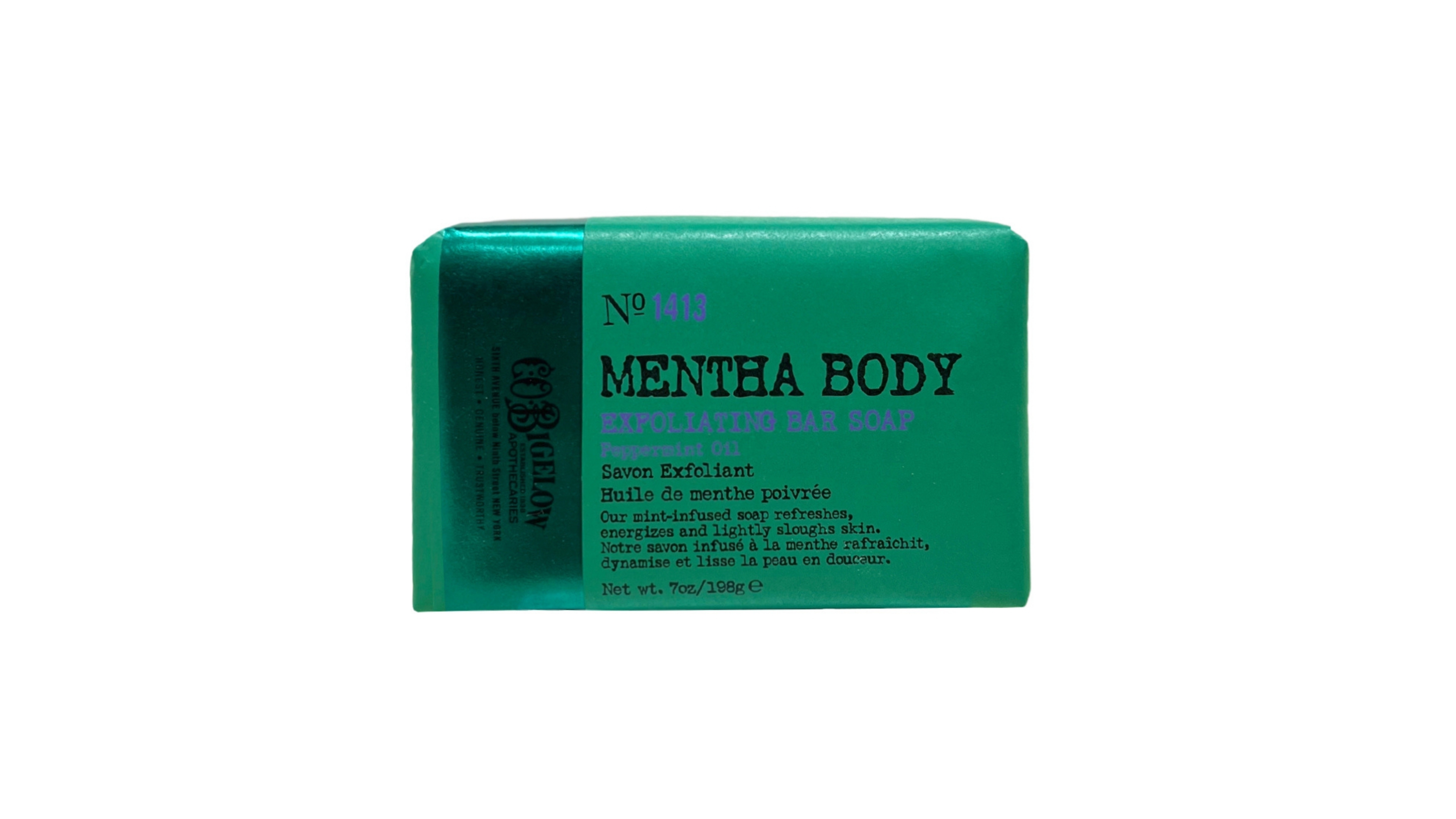 C.o. Bigelow Mentha Exfoliating Bar Soap, 7 oz.
