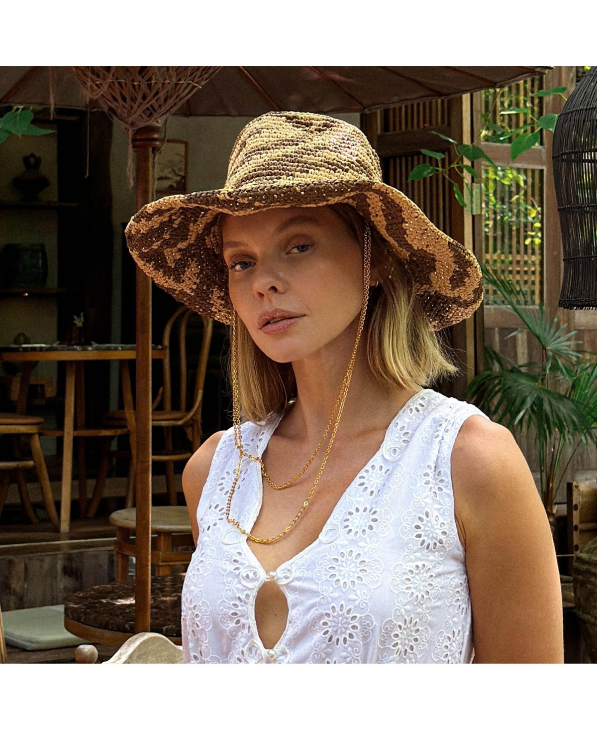 Brunna.co Women's The Zenda Wide Brim Raffia Rancher Hat