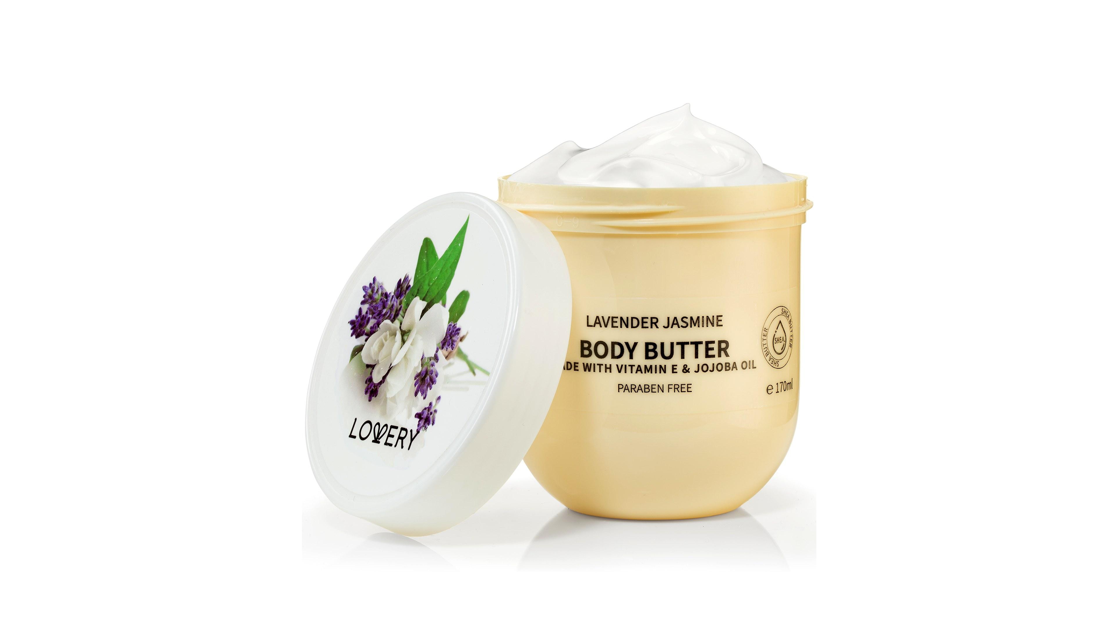 Lovery Lavender Scented Whipped Body Butter, Bath and Body Care Cream