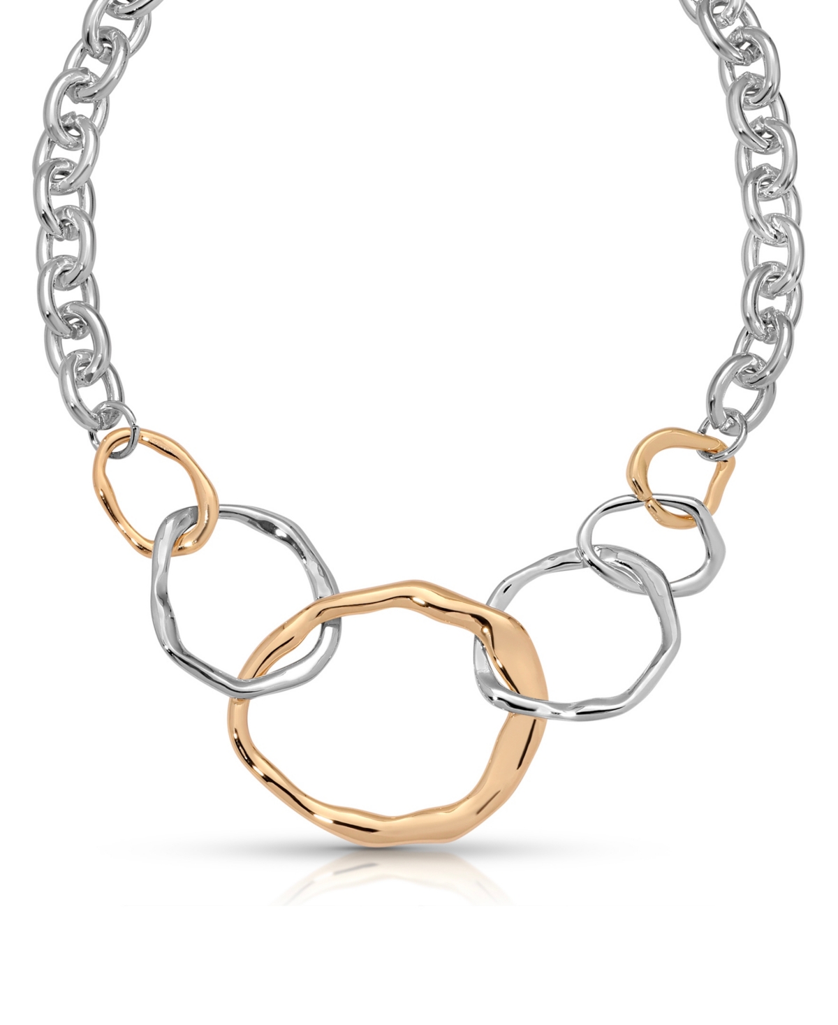 Ettika Interlocking Golden Chain Necklace