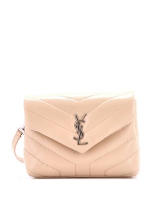 Toy Loulou Shoulder Bag Matelasse Chevron Leather