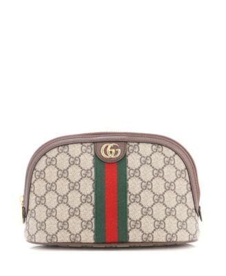 Large Ophidia Cosmetic Case GG Coated Canvas
