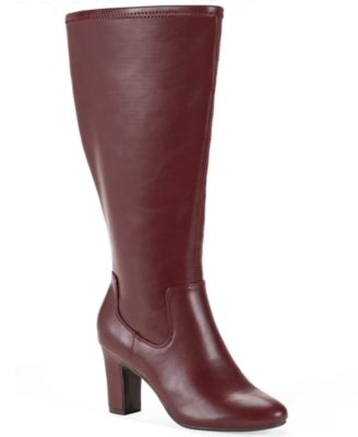 Women's Mollyy Stretch Almond Toe Tall Boots