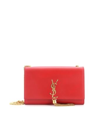 Medium Classic Monogram Tassel Crossbody Bag Leather