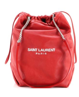 Large Teddy Bucket Bag Leather