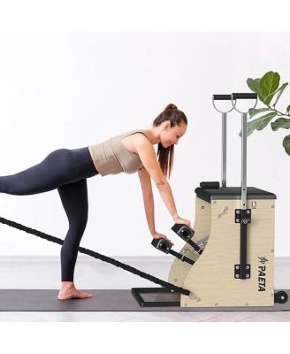 Pilates Chair, Split-Pedal Stability Combo Chair with Handles, Yoga Fitness Trainer, Pilates Reformer Machine, Pilates Equipment Perfect
